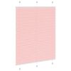 vidaXL Store pliss&eacute; rose 110x150 cm largeur du tissu 109,4cm polyester