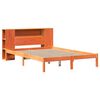 vidaXL Lit biblioth&egrave;que sans matelas cire marron 120x190cm pin massif