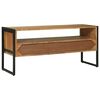vidaXL Meuble TV Marron 100 x 35 x 50 cm Bois d'acacia massif