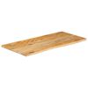 vidaXL Dessus de table &agrave; bord vivant 120x60x2,5cm bois massif manguier