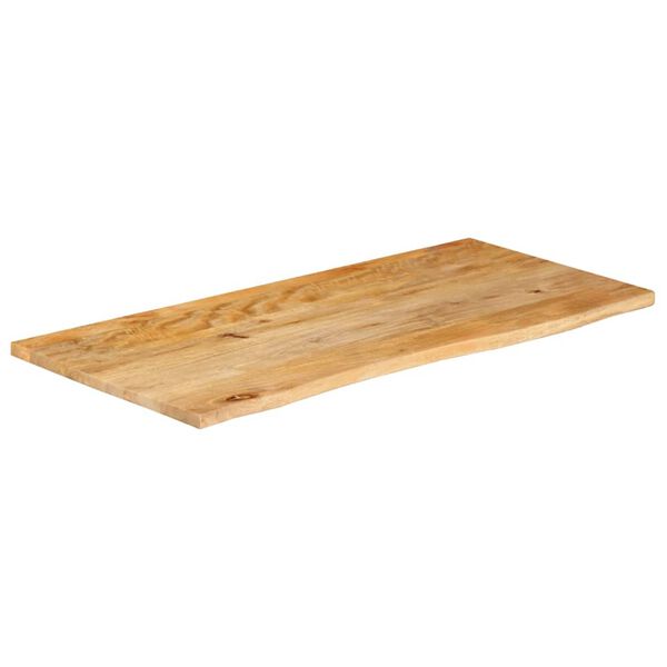 vidaXL Dessus de table &agrave; bord vivant 120x60x2,5cm bois massif manguier