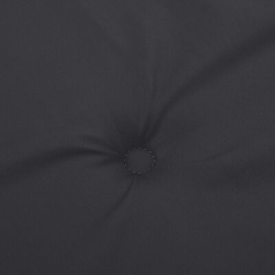 vidaXL Coussin de banc de jardin noir 180x50x3 cm tissu oxford