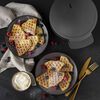 Princess Gaufrier Deluxe 5 gaufres 1200 W Argent&eacute; et noir