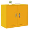 vidaXL Armoire de rangement Jaune moutarde 80 x 40 x 70 cm Acier