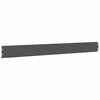 vidaXL Bordures pelouse 10pcs anthracite 10x103cm acier lamin&eacute; &agrave; froid