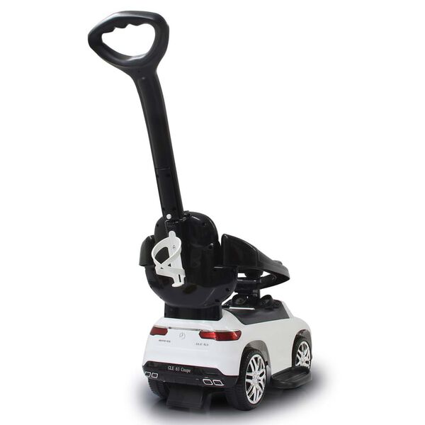 JAMARA Voiture &agrave; pousser 3-en-1 Mercedes-Benz AMG GLE 63 Blanc