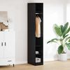 vidaXL Armoire Chêne noir 50 x 30 x 200 cm Bois d'ingénierie