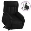 vidaXL Fauteuil inclinable Noir Similicuir