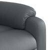 vidaXL Fauteuil inclinable Gris Similicuir