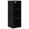 vidaXL Armoire suspendue Ch&ecirc;ne noir 30 x 29,5 x 80 cm