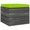 vidaXL Salon palette de jardin 3 pcs avec coussins Bois de pin massif