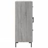 vidaXL Buffet sonoma gris 69,5x34x90 cm bois d'ing&eacute;nierie