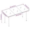 vidaXL Ensemble à manger de jardin avec coussins 7 pcs Gris