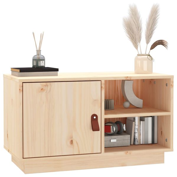 vidaXL Meuble TV 70x34x40 cm Bois de pin massif