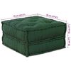 vidaXL Canapé modulaire 2 pcs Vert 140 x 70 x 36 cm tissu