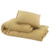 vidaXL Ensemble de housse de couette Taupe 260x240 cm Microfibre