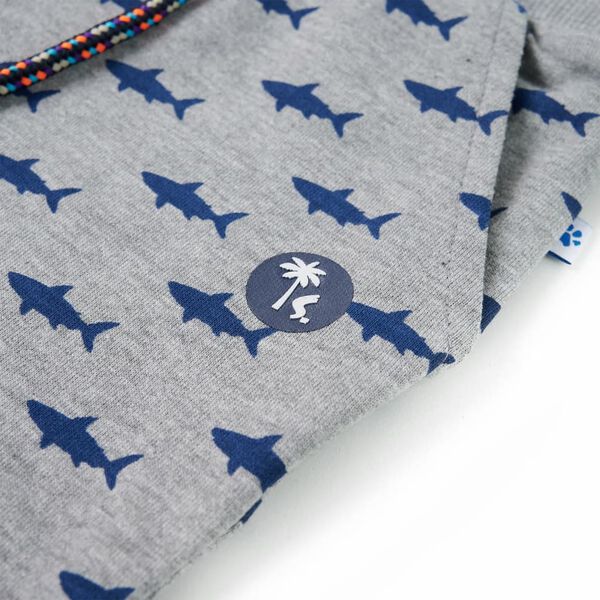 Short pour enfants avec cordon de serrage mélange gris clair 116