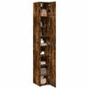 vidaXL Armoire de rangement mince ch&ecirc;ne fum&eacute; 30x42,5x225 cm