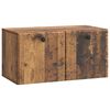 vidaXL Meuble TV mural 59,5 x 31 x 30 cm Bois ancien Bois d'ing&eacute;nierie