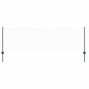 vidaXL Cl&ocirc;ture hexagonale avec poteau 10 x 0,8 m Vert Maille