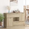vidaXL Buffet Ch&ecirc;ne Sonoma 100 x 30 x 65,6 Bois d'ing&eacute;nierie