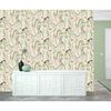 DUTCH WALLCOVERINGS Papier peint Flamingo Crème et menthe