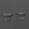 vidaXL Garde-robe industrielle Anthracite 90x50x180 cm Métal