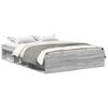 vidaXL Cadre de lit sans matelas sonoma gris 120x200 cm