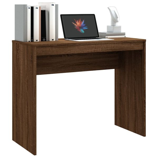 vidaXL Bureau Chêne marron 90x40x72 cm Bois d'ingénierie