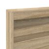 vidaXL T&ecirc;te de lit de rangement Ch&ecirc;ne Sonoma 160 cm Bois d'ing&eacute;nierie