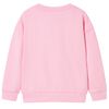 Sweatshirt pour enfants rose 140