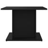 vidaXL Table basse noir 55,5x55,5x40 cm bois d'ingénierie