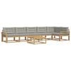 vidaXL Ensemble de canap&eacute;s d'ext&eacute;rieur 7 pc 6 place