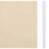 vidaXL Écran d'intimité de jardin PVC 35x0,19 m Crème