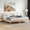 vidaXL Cadre de lit sans matelas 200x200 cm bois massif de pin