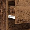 vidaXL Cabinet de chevet avec tiroir 2 pcs Bois ancien 40 x 35 x 50 cm