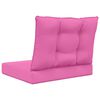 vidaXL Coussin de canap&eacute; d'ext&eacute;rieur 2 pcs Rose Polyester