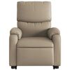 vidaXL Fauteuil inclinable Cappuccino Similicuir