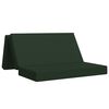 vidaXL Canap&eacute;-lit pliable 160 x 67 x 45 cm Vert fonc&eacute;