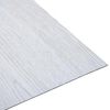 vidaXL Planches de sol 55 pcs Blanc 5,11 m&sup2; PVC