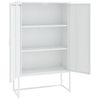 vidaXL Buffet haut Blanc 80x35x135 cm Acier