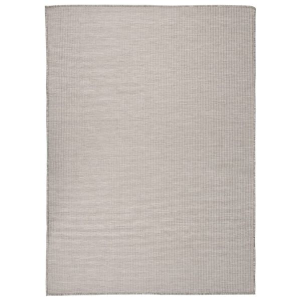 vidaXL Tapis &agrave; tissage plat d'ext&eacute;rieur 200x280 cm gris clair