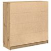 vidaXL Buffet tiroirs chêne artisanal 100,5x35x98,5 cm bois ingénierie