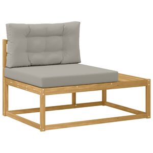 vidaXL Canap&eacute; d'ext&eacute;rieur en bout Blanc 115 x 83 x 73 cm Polyester