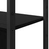 vidaXL &Eacute;tag&egrave;re Ch&ecirc;ne noir 80 x 30 x 155,5 cm Bois d'ing&eacute;nierie