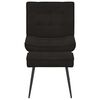 vidaXL Chaise de relaxation avec tabouret Noir Velours