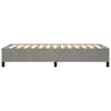 vidaXL Cadre de lit sans matelas gris clair 100x200 cm velours