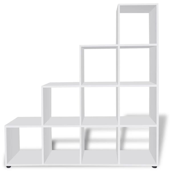vidaXL Biblioth&egrave;que/&eacute;tag&egrave;re 142 cm Blanc