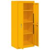 vidaXL Armoire de rangement Jaune moutarde 60 x 40 x 140 cm Acier