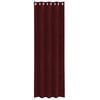 vidaXL Rideaux occultants 2 pcs Bordeaux 140 x 245 cm Velours